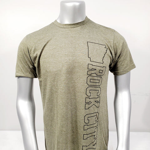 Rock City Signature Tee in Military Green