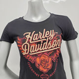 Hd Wings And Rose S/S Wmn