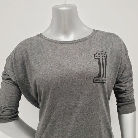 Hd One Heathered L/S Wmns