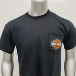 Hd Blk Bar&Shield S/S Pkt