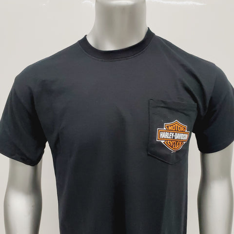 Hd Blk Bar&Shield S/S Pkt
