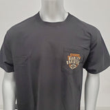 H-D Panel Pocket T Bk